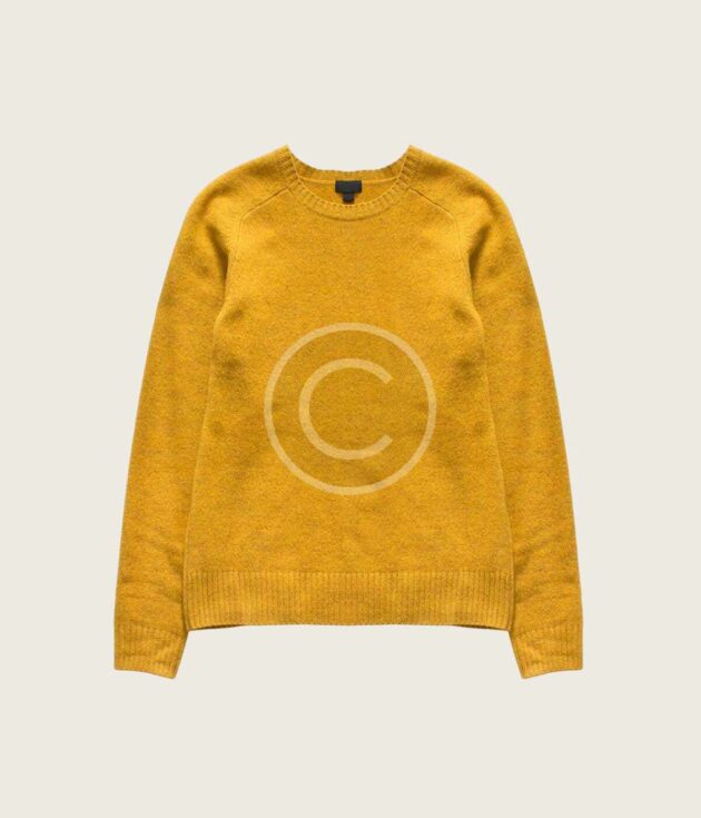 Mustard yellow tourist sweatshirt